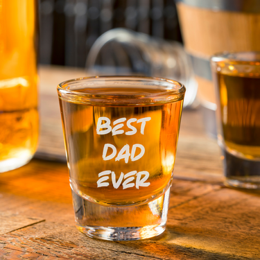 best dad ever shot glasses